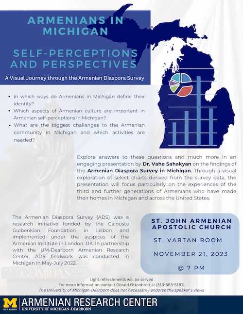 Armenians in Michigan: Self-Perceptions and Perspectives poster