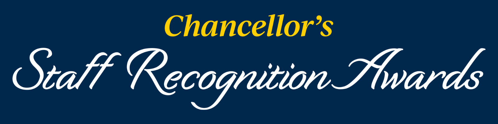 Chancellor's Staff Recognition Awards