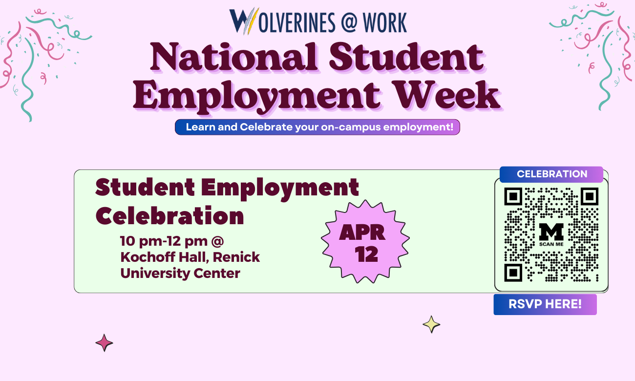 National Student Employment Week Poster