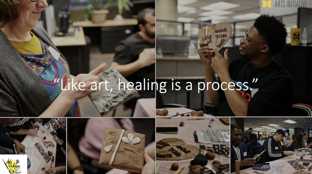 "Like art, healing is a process."