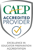 Council for the Accreditation of Educator Preparation (CAEP) Accredited Provider badge