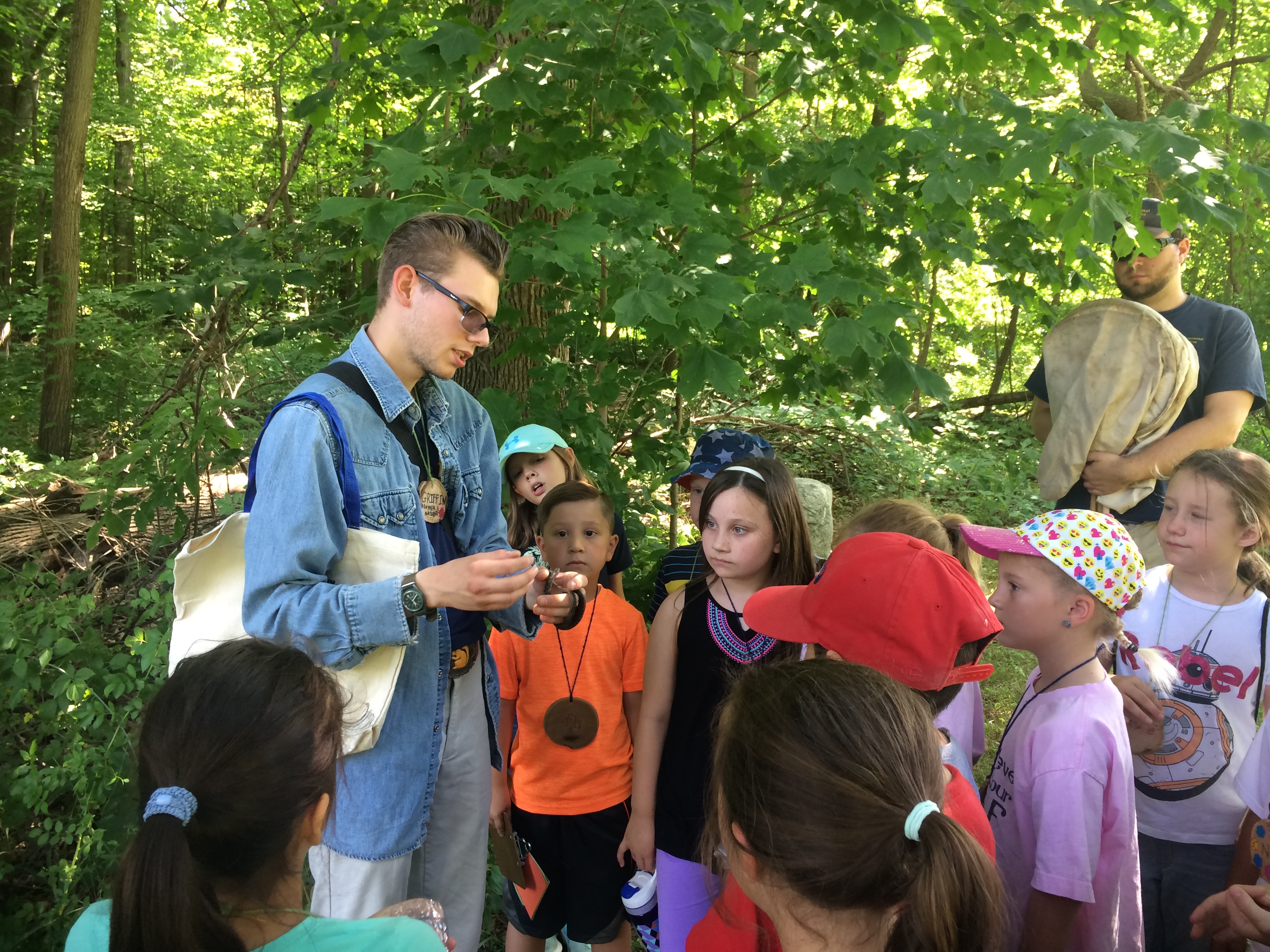 Student Naturalist with group of students