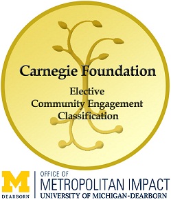 Carnegie Foundation logo and Office of Metropolitan Impact