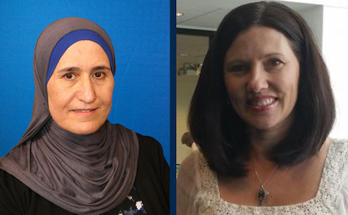 CASL Lecturers Samia Al-Qaisi and Kristi Stewart 