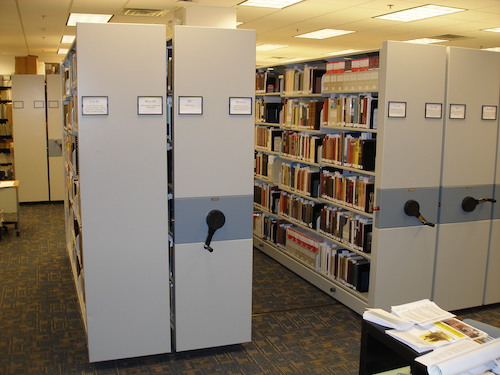  ARC Library and Archives on movable shelving units