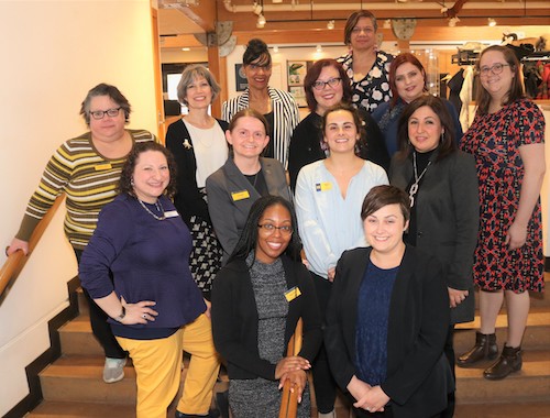 Commission for Women Executive Board members at the 41st Annual Susan B. Anthony Awards (April 3, 2019)