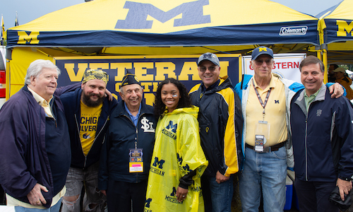  Veteran of the Game tailgate group shot 