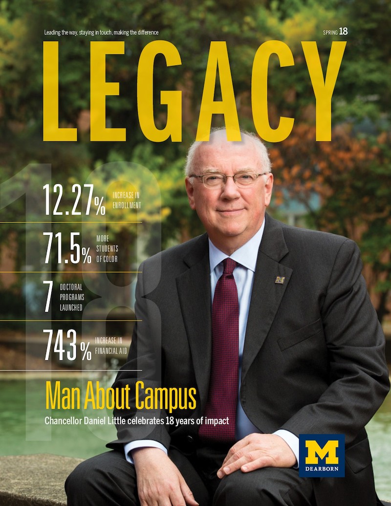 Front cover of Legacy Magazine, Spring 2018