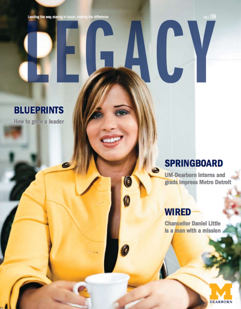 Front cover of Legacy Magazine, Fall 2008