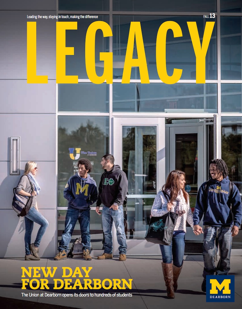 Front cover of Legacy Magazine, Fall 2013