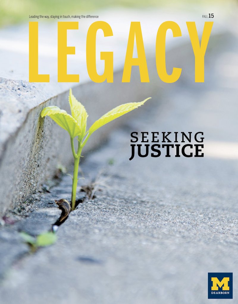 Front cover of Legacy Magazine, Fall 2015