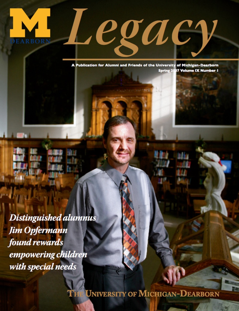 Front cover of Legacy Magazine, Spring 2007