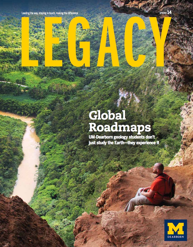 Front cover of Legacy Magazine, Spring 2014