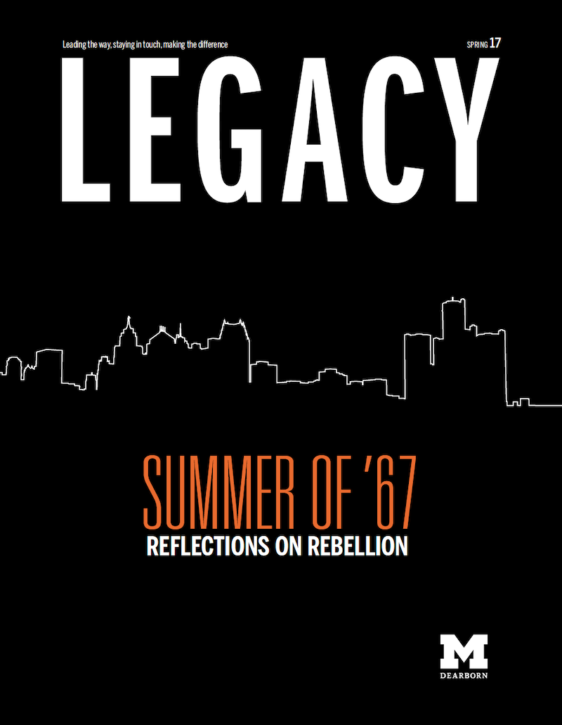 Front cover of Legacy Magazine, Spring 2017