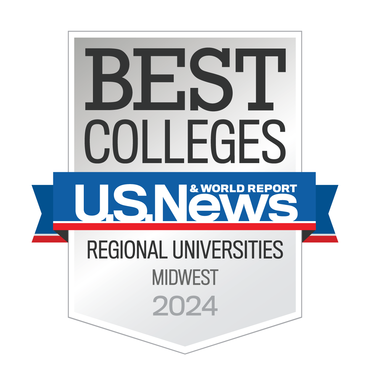 US News Badge-Best Regional Universities Midwest 2024