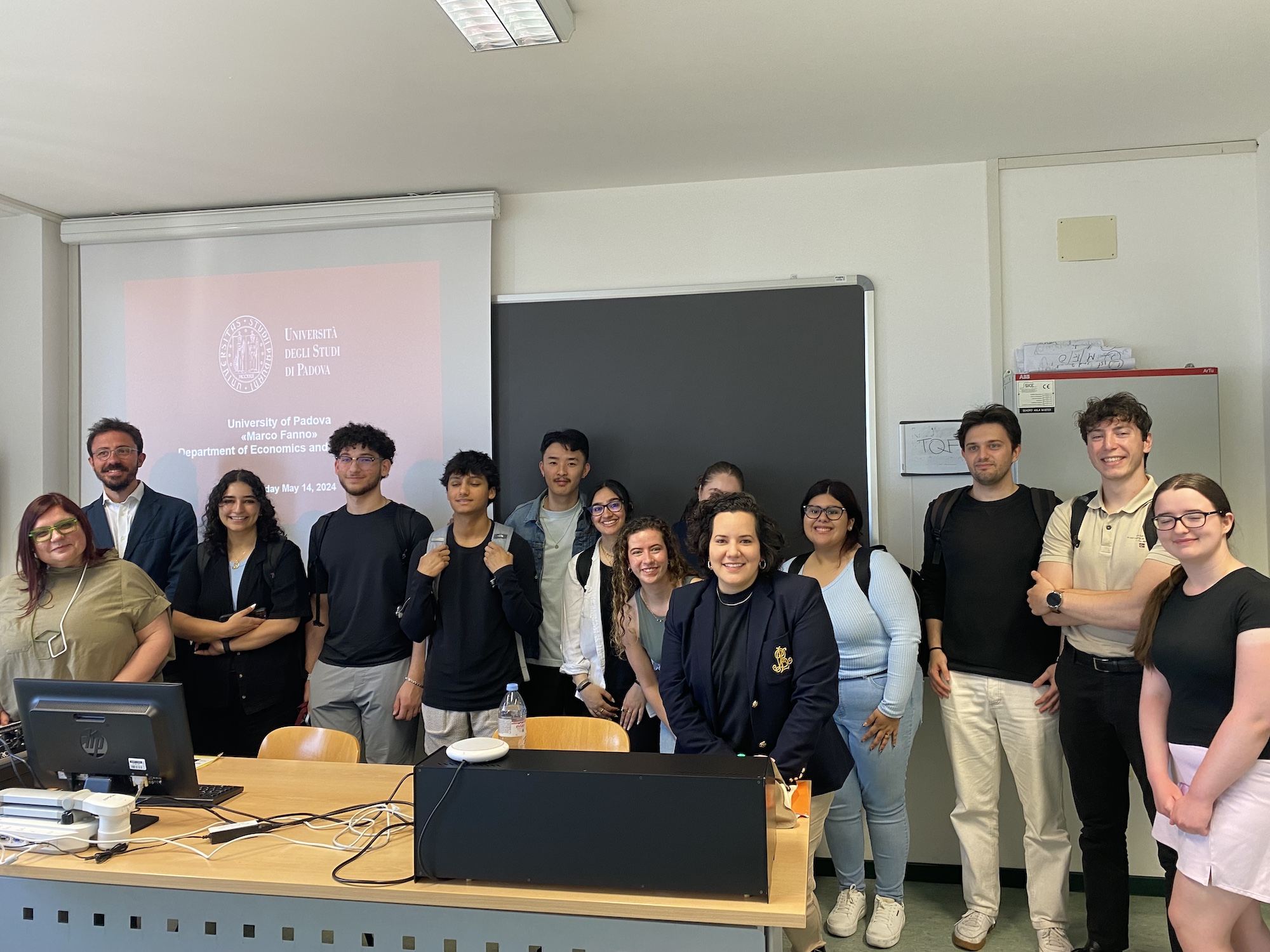 Students took classes at the University of Padua 