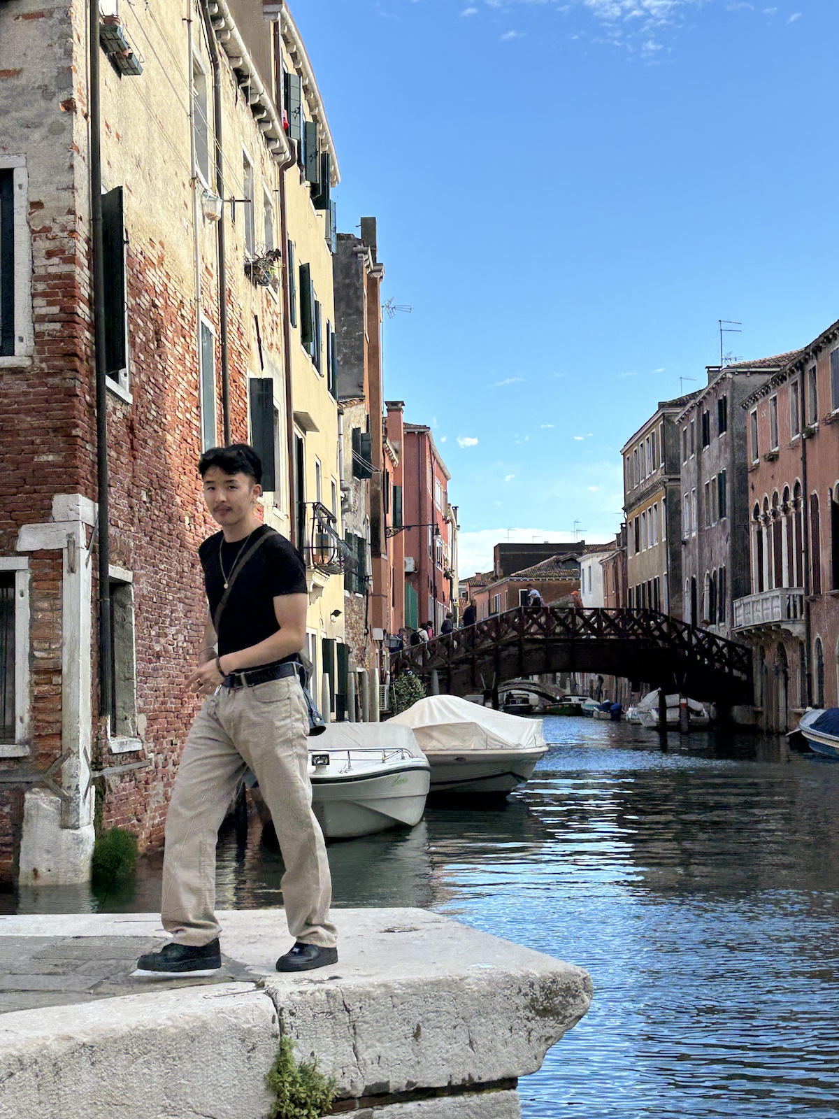 Photo of student in Padua, Italy during a study abroad experience