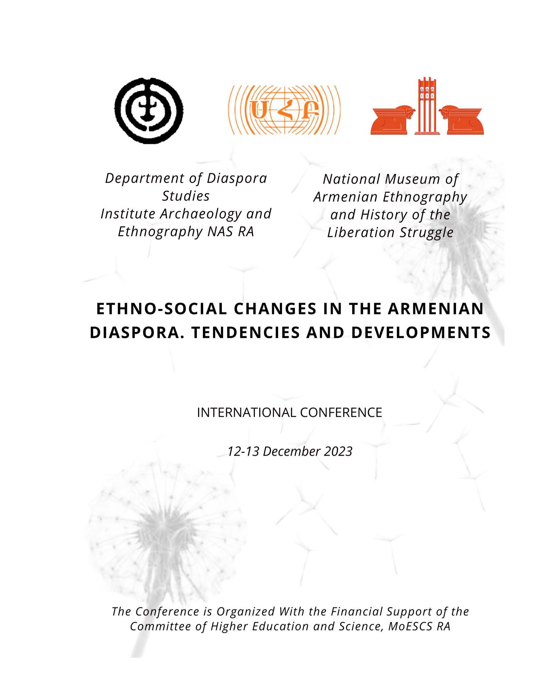 Ethno-Social Changes in the Armenian Diaspora Conference