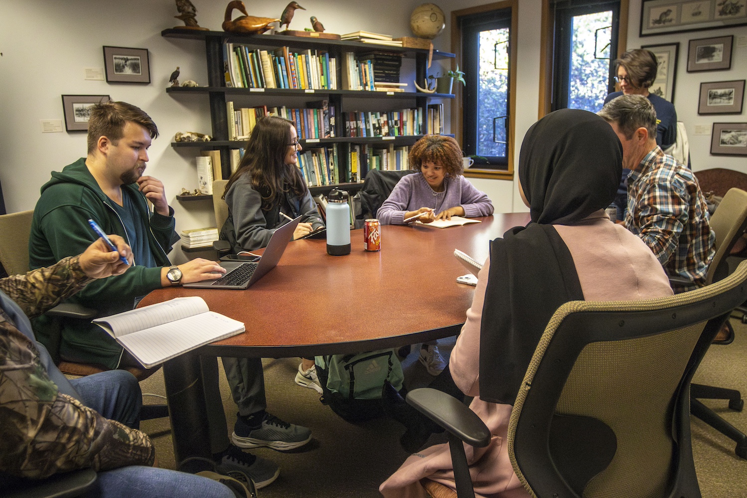 Photo of students in the EIC