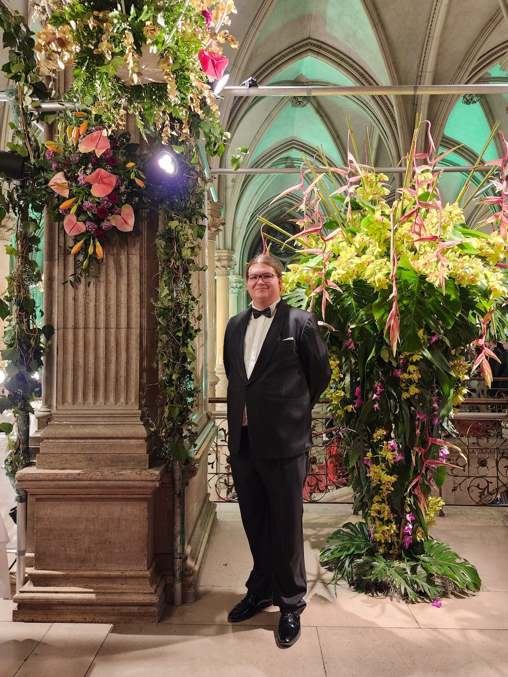 Zenon Sommers attends a Flower Ball in Austria