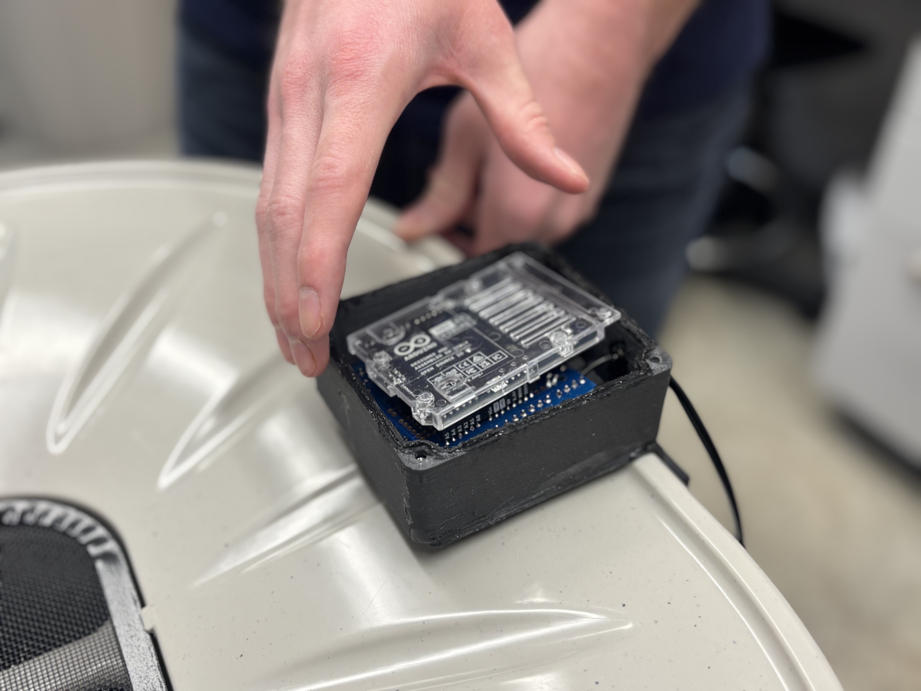 The computer board for the smart rain barrel