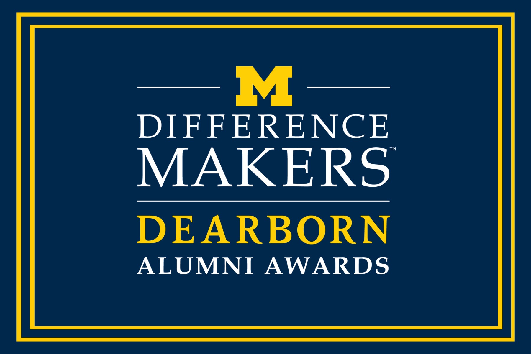 UM-Dearborn Alumni Difference Makers Awards