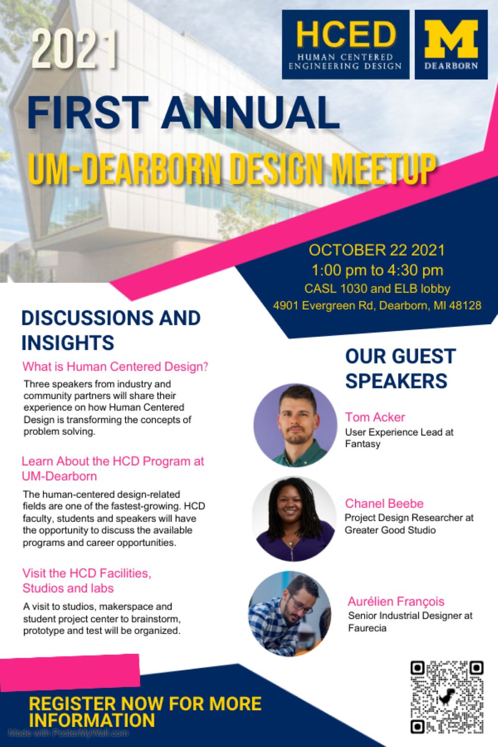 Poster: 2021 First Annual UM-Dearborn Design Meetup