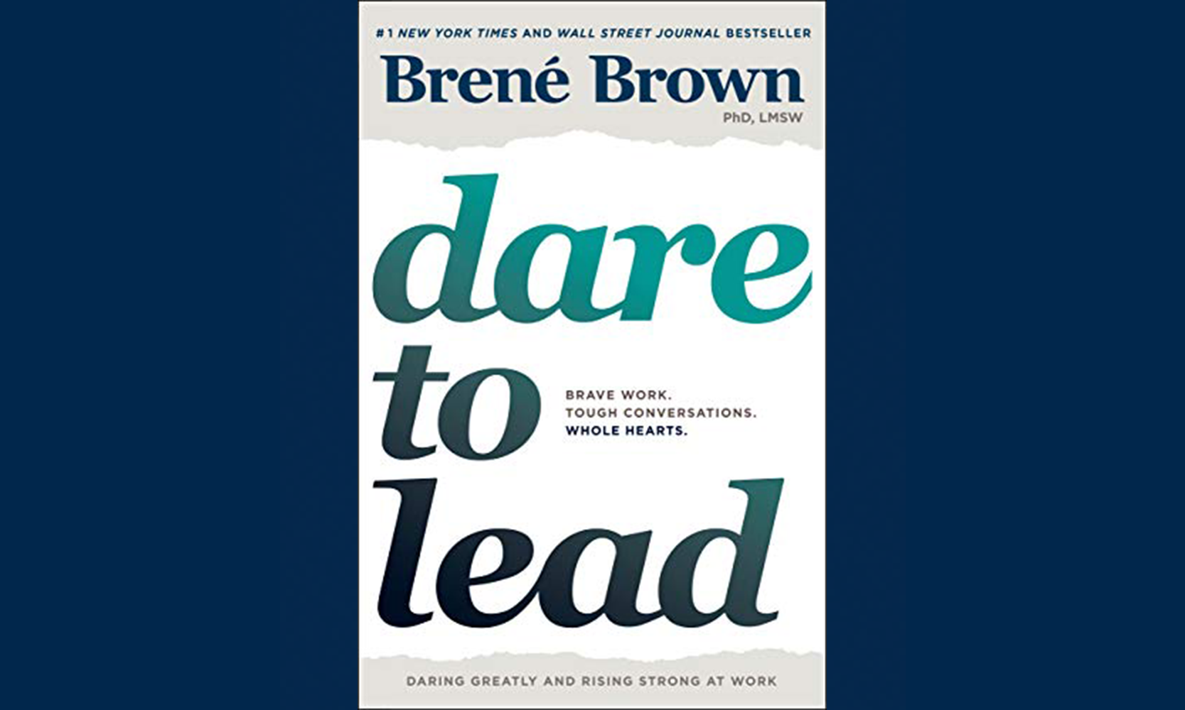 Cover of Dare to Lead by Brene Brown