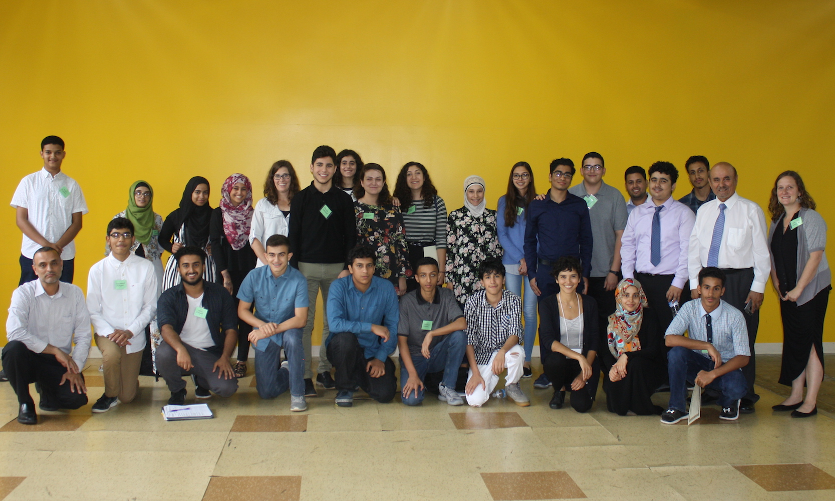 The EHRA academy gathers together for a group picture.