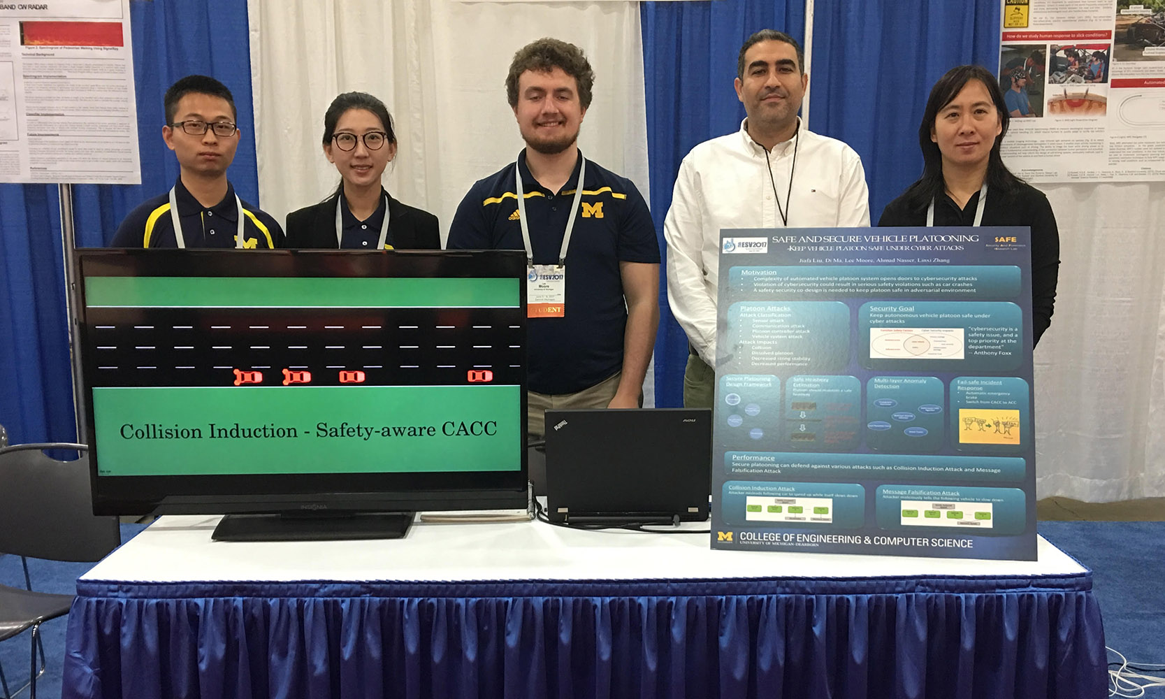 Students at UM-Dearborn at 25th Enhanced Safety of Vehicles competition