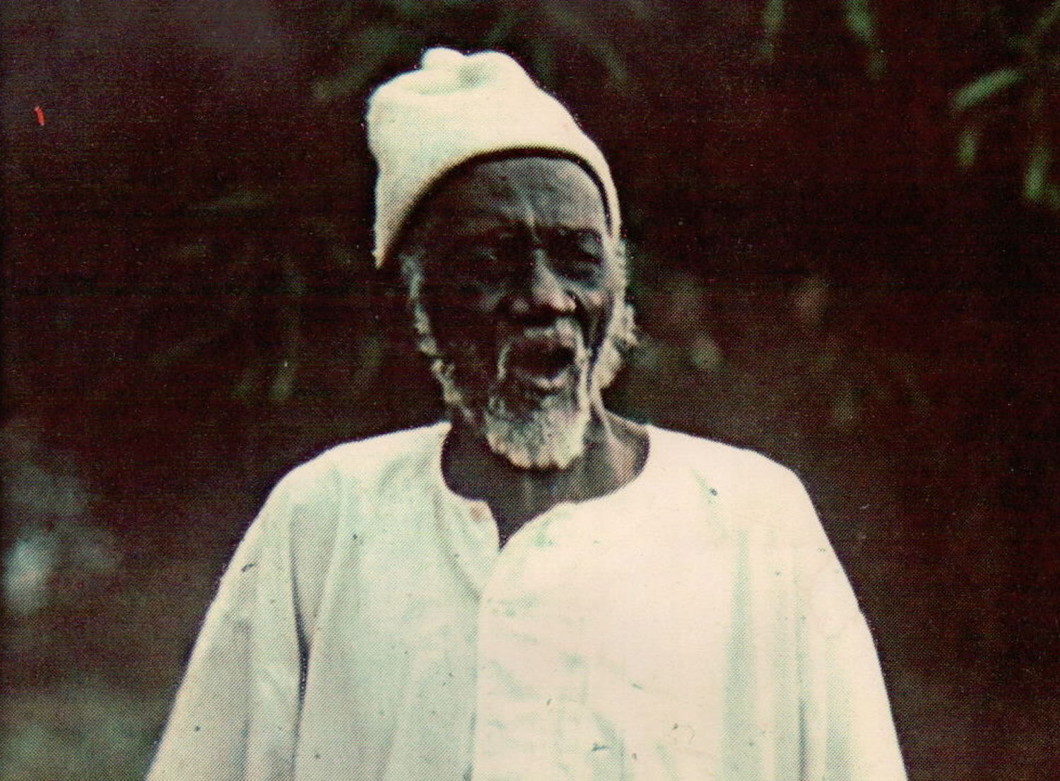 African WWI veteran Kande Kamera. Photo taken circa 1975.