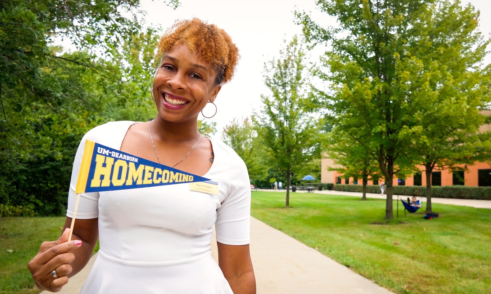 OSE Assistant Director Eboni Turnbow is looking forward to 2018 UM-Dearborn Homecoming.