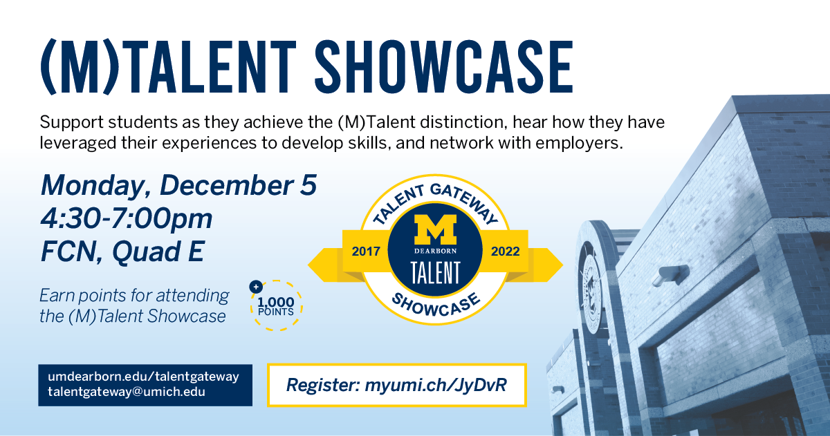 (M)Talent Showcase graphic December 2022