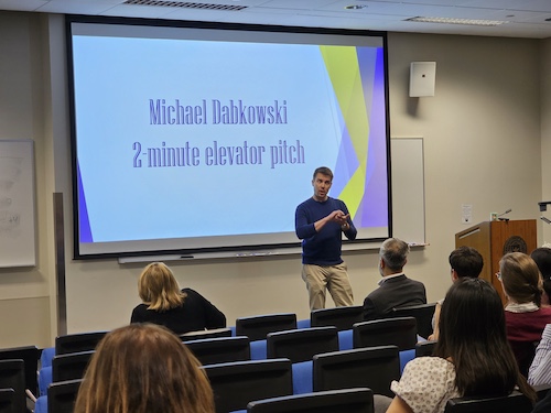Michael Dabkowski presenting