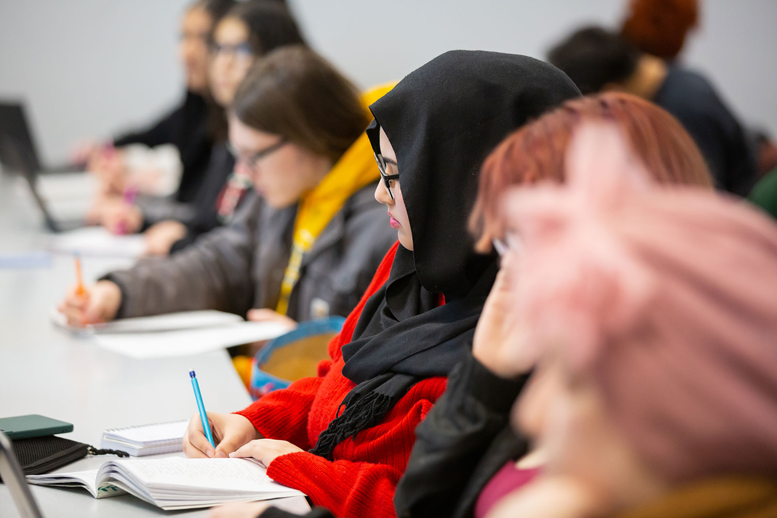 students in a lecture