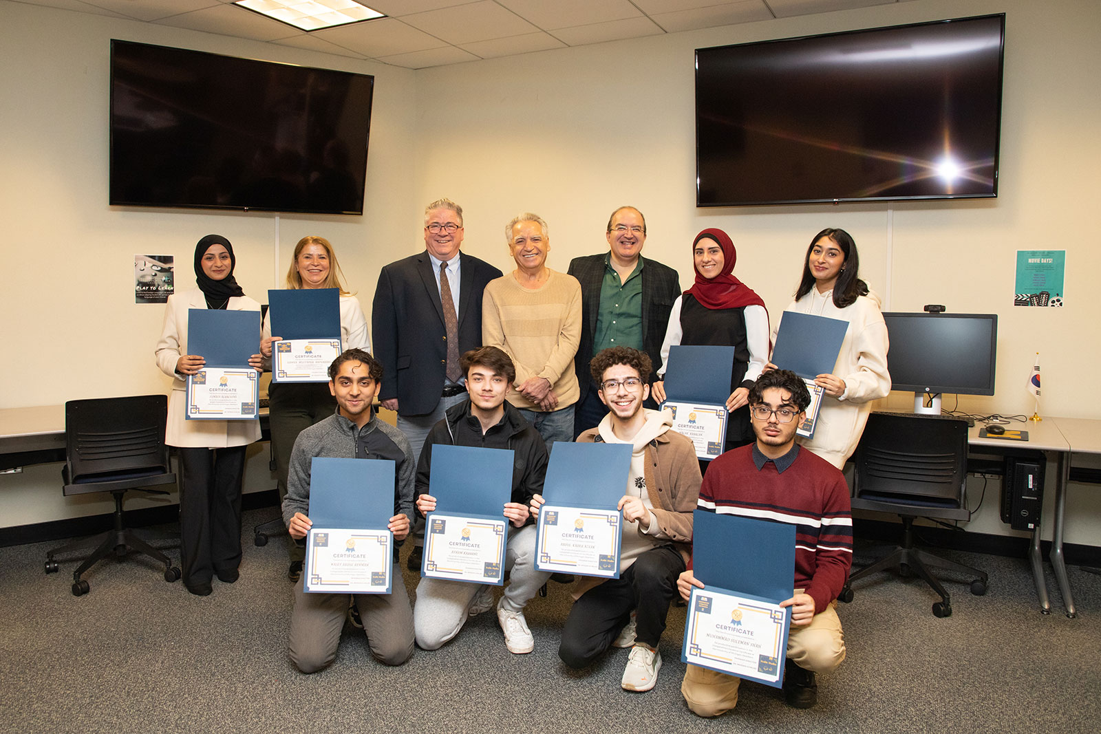 Students receive certificates in Arab American Studies