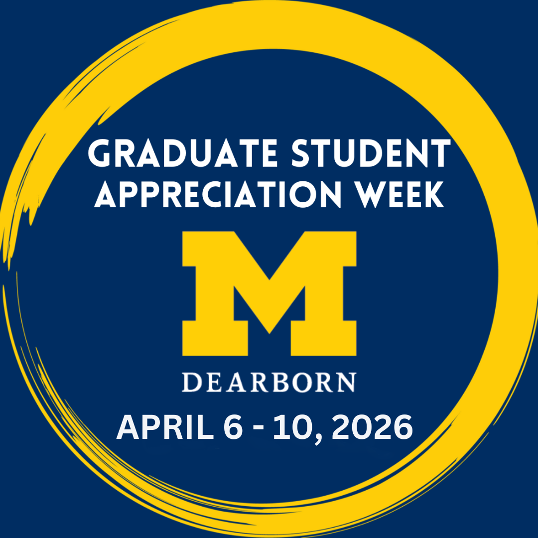 2026 Graduate Student Appreciation Week button, taking place April 6-10, 2026