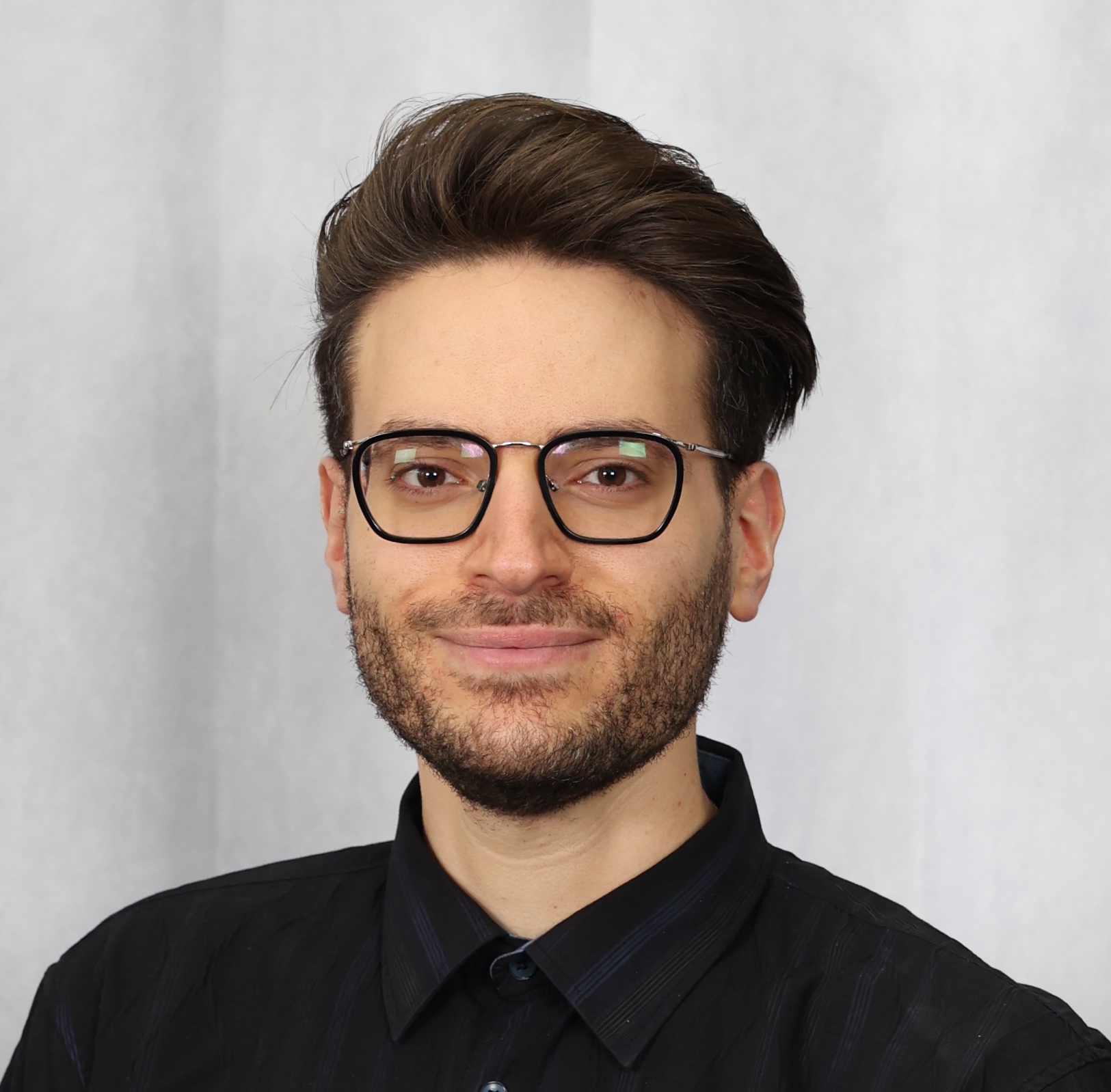 A portrait of lecturer Hussein Nasralah