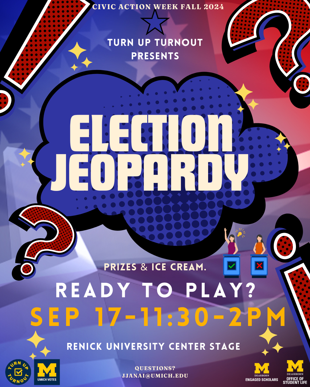 Election Jeopardy flyer