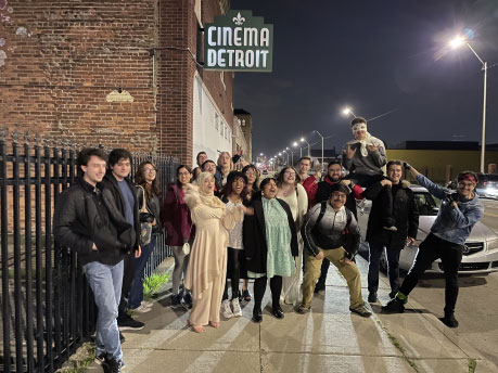 film students at Cinema Detroit