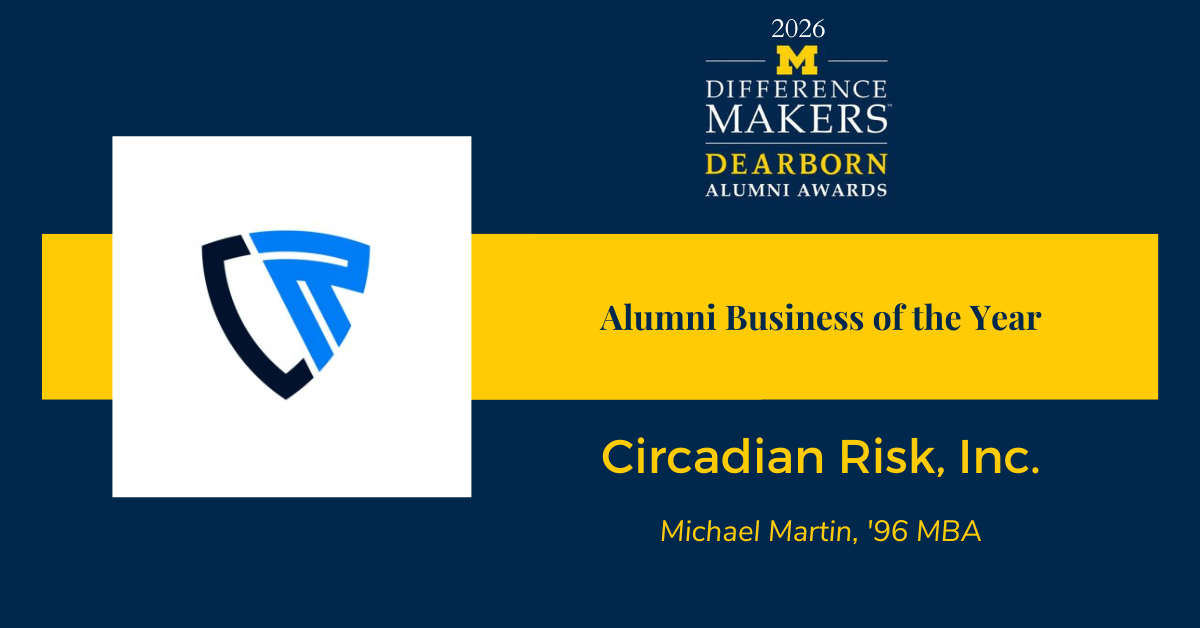 Circadian Risk, Michael Martin, '96 MBA