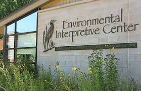 the sign outside of the environmental interpretive center