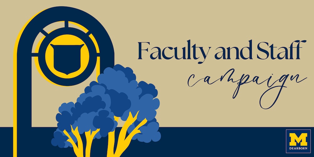 Logo for Faculty and Staff Campaign at UM-Dearborn.