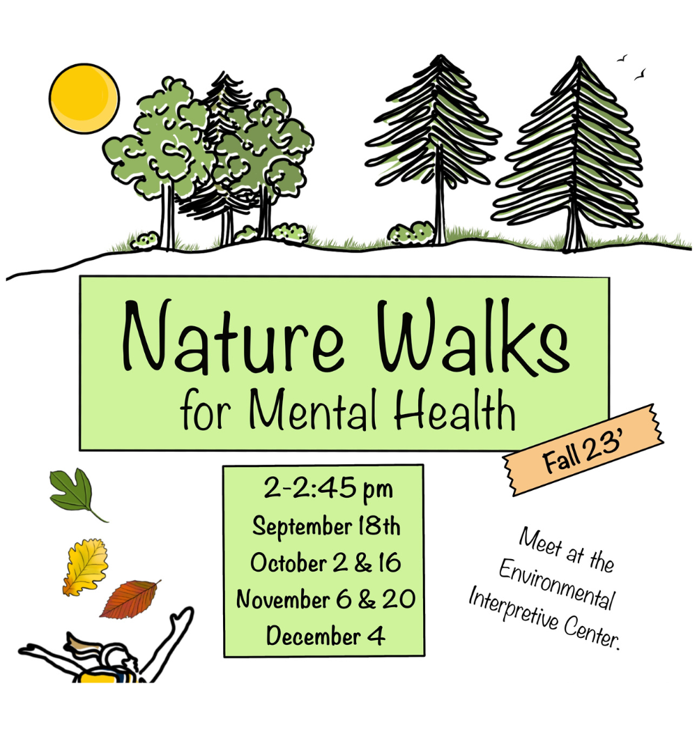 Poster for Nature Walks for Mental Health