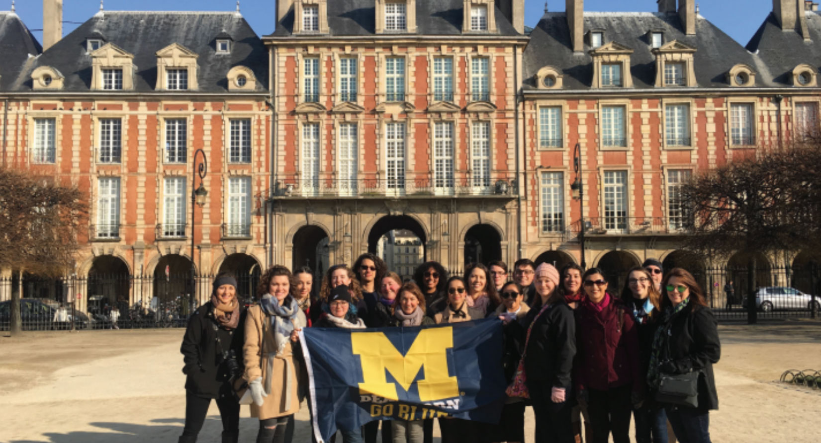 Students study abroad in France