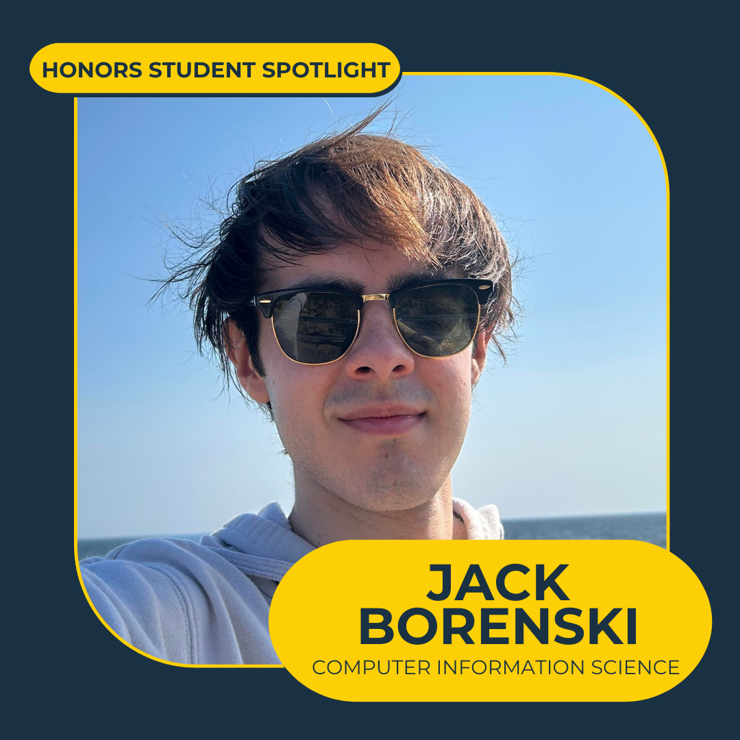 photo of January Honors Student Jack Borenski