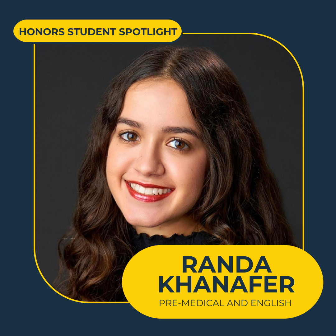 Randa Khanafer, student spotlight