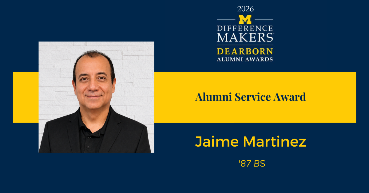 Jaime Martinez, '87 BS