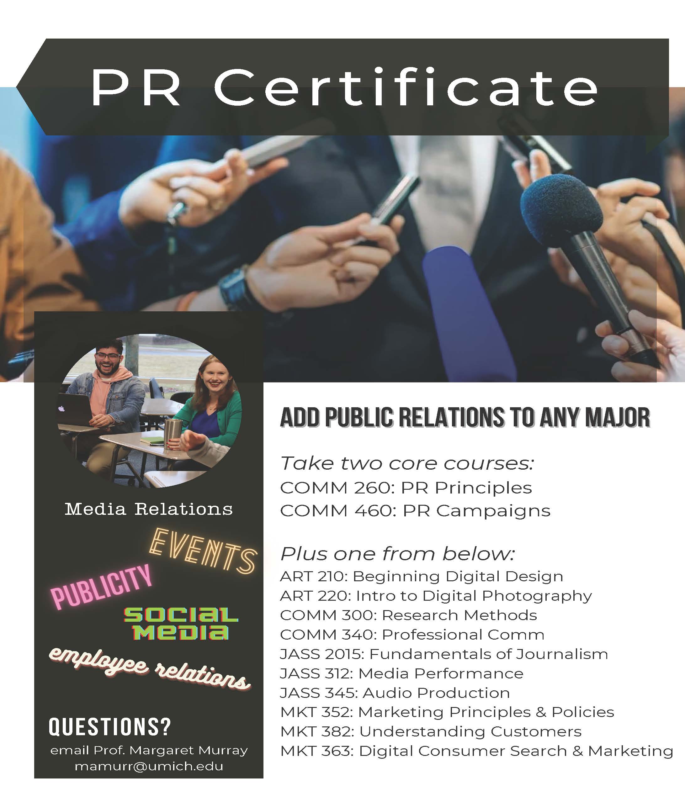 public relations certificate program