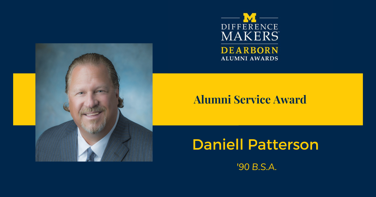 Daniell Patterson, '90 B.S.A., Alumni Service Award